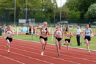 Womens under-17s 100 metres, North Eastern Track and Fields Champs., Middlesbrough. Photo: David T. Hewitson/Sports for All Pics